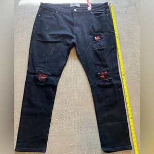 Denimicity denim black jeans waist 42
